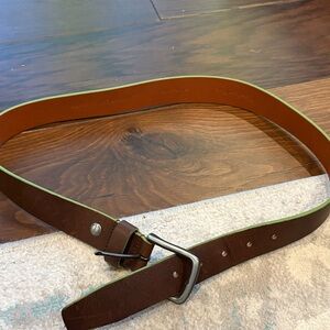 Men's Brown Leather Belt